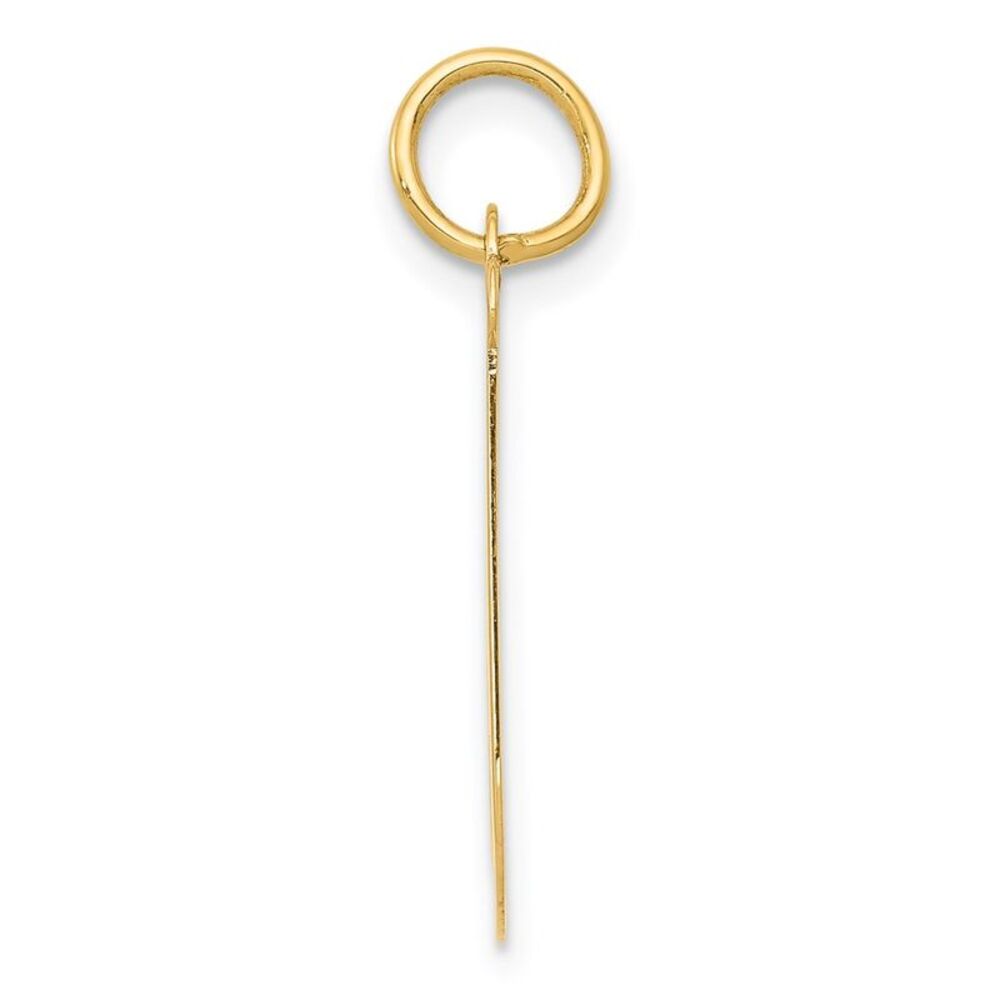 Kazi Luxury 14k Yellow Gold Large Script Letter J… - image 2